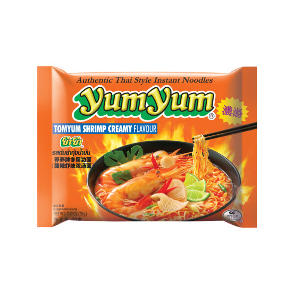 Yum Yum Instant Nudeln Tom Yum Shrimp Creamy